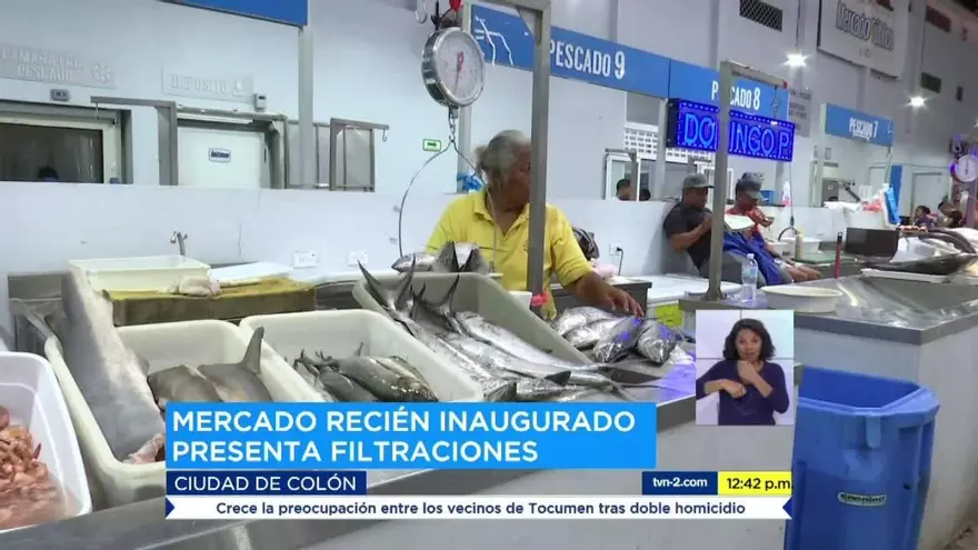 Mercado de Colón en mal estado