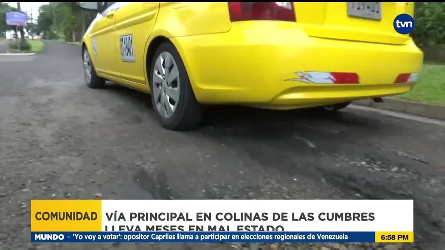 Problemas en las calles de Colinas de Las Cumbres
