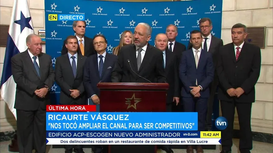 Ricaurte Vásquez, administrador designado del Canal de Panamá