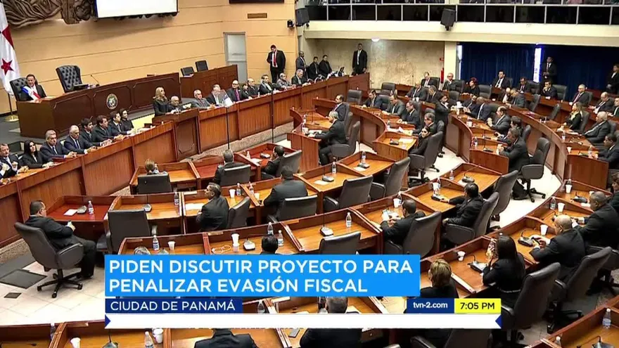 Sectores reclaman discusión de proyecto de evasión fiscal en AN