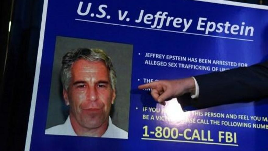 Imagen del multimillonario Jeffrey Epstein