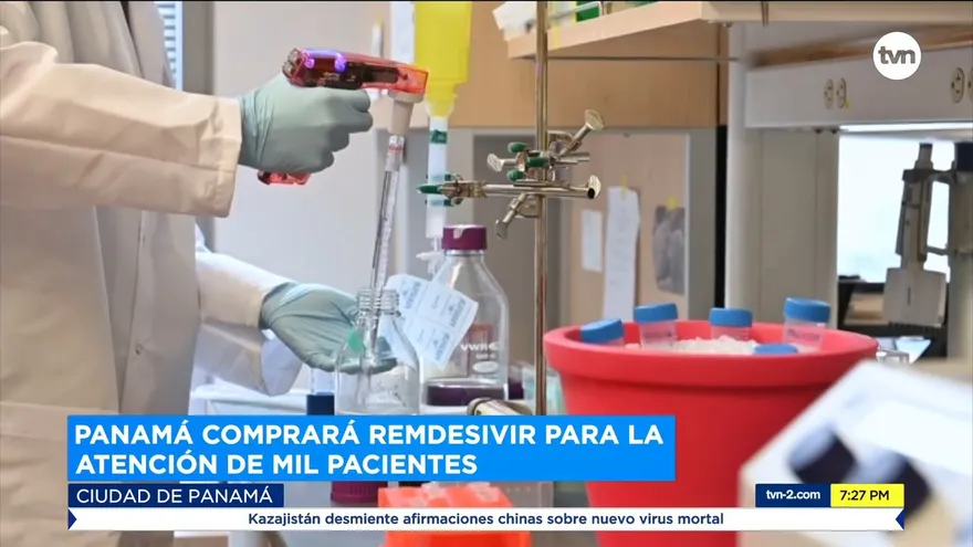 Panamá comprará Remdesivir para pacientes con Covid-19; aún no existe la fecha de llegada
