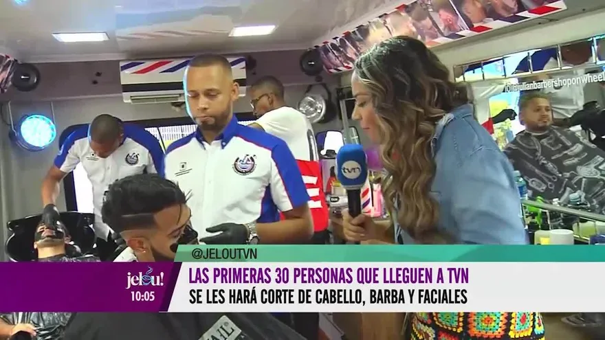 ¿Alguna vez habías visto una barbería móvil?