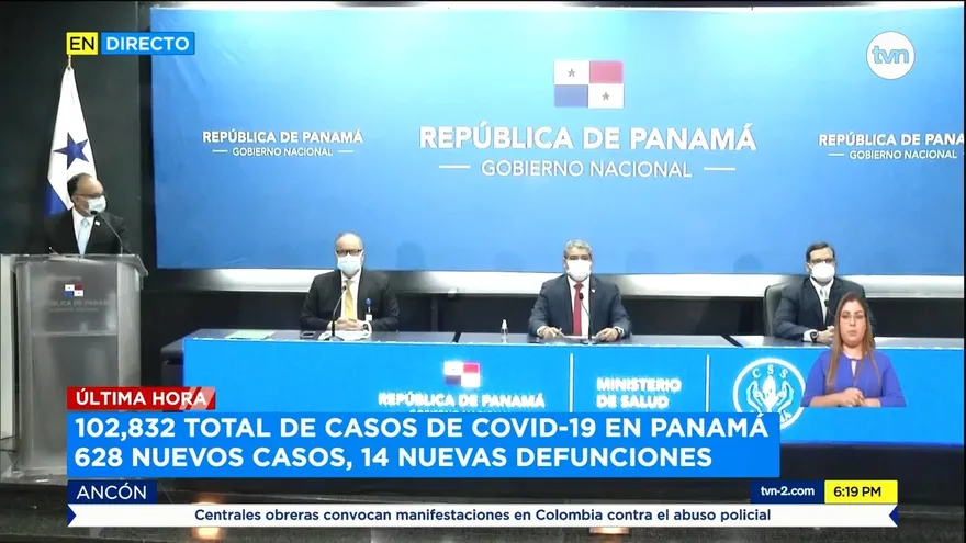 Panamá lleva 6 semanas consecutivas bajando el número de contagios por la COVID-19