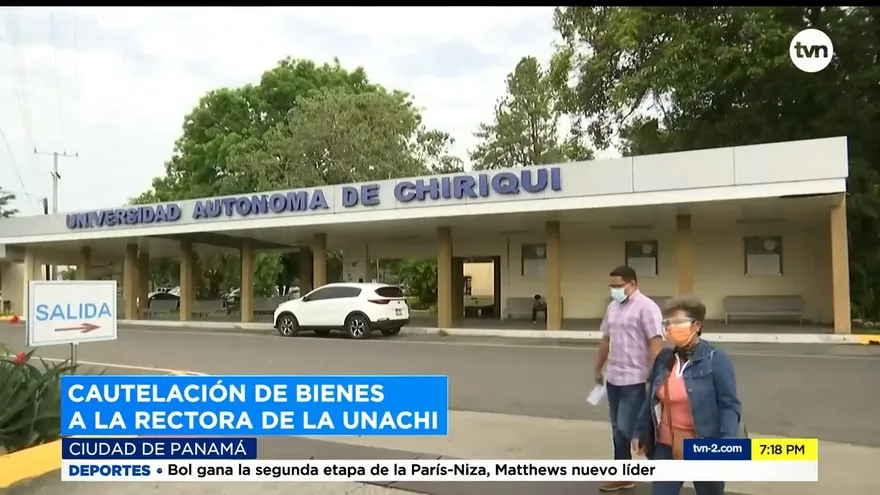 Cautelación de bienes a la rectora de la Unachi