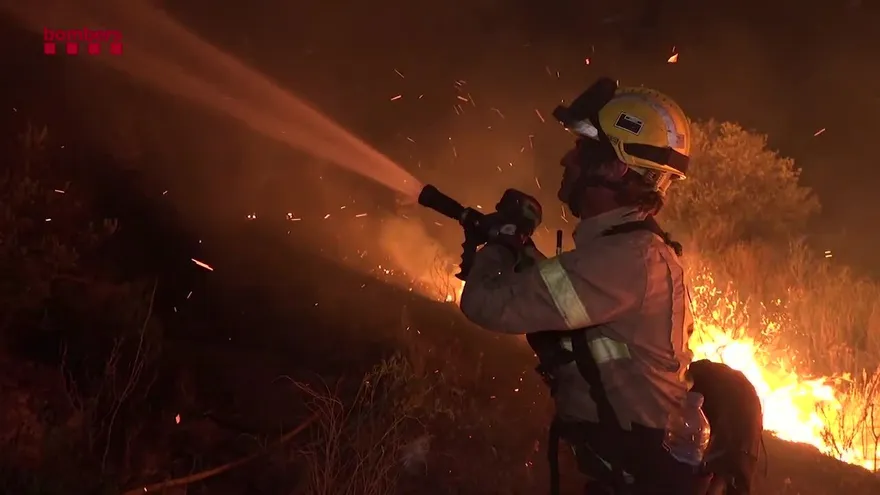 Incendio descontrolado en España en plena ola de calor europea