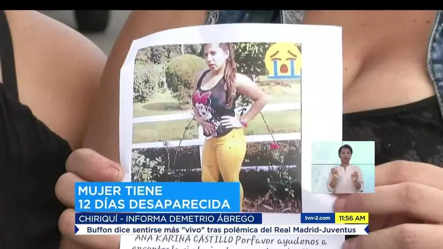 Piden información de mujer desaparecida en Chiriquí