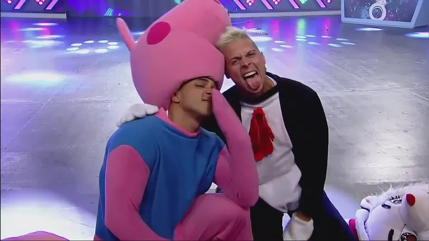 A otro nivel estuvo la diversión con los peluches mareados