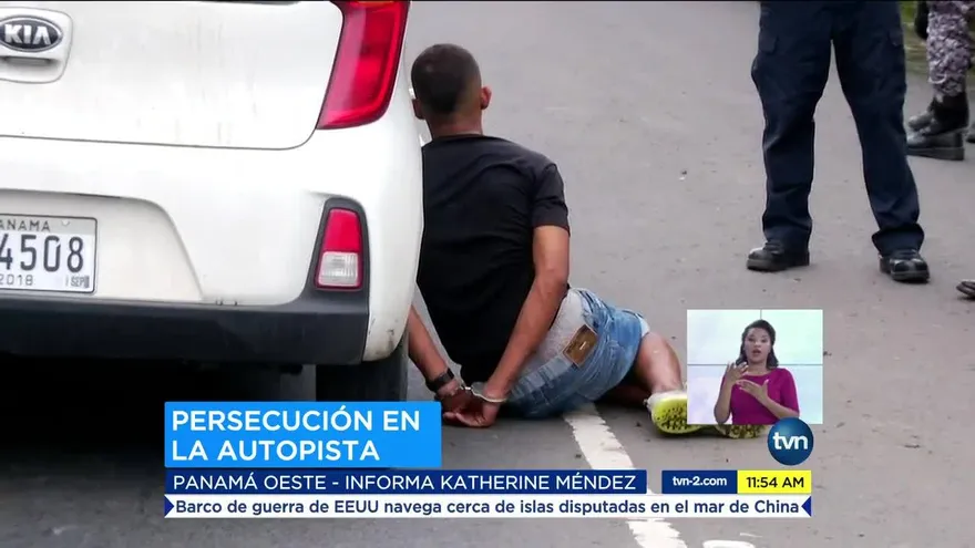 Una persona detenida tras persecución de la Policía