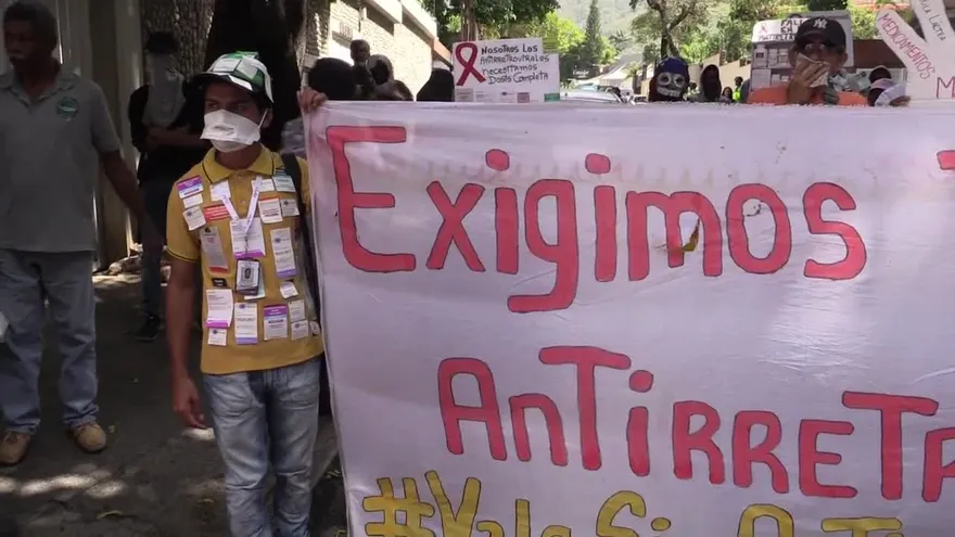 Pacientes con VIH claman por medicinas en Venezuela