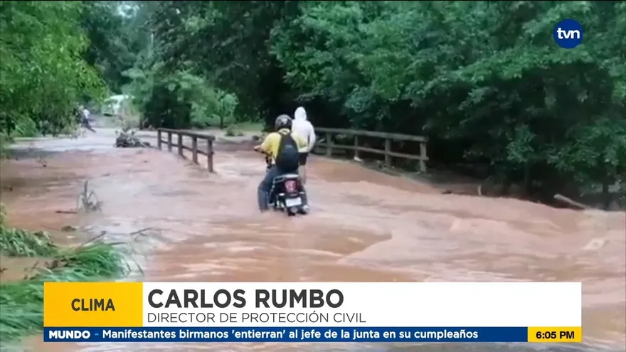 Lluvias generan inundaciones en Panamá Oeste