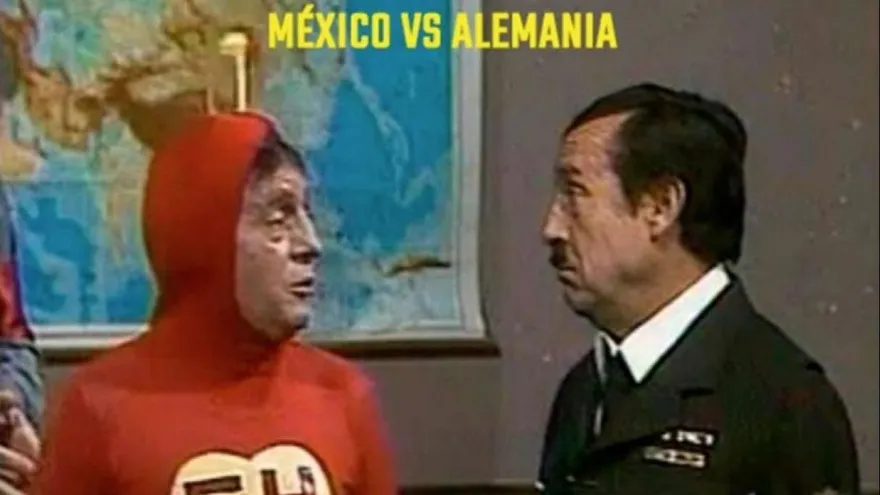 Memes del partido Alemania vs. México