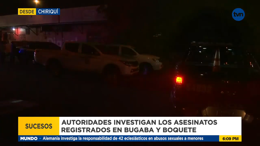 Investigan las causas de dos homicidios en Chiriquí