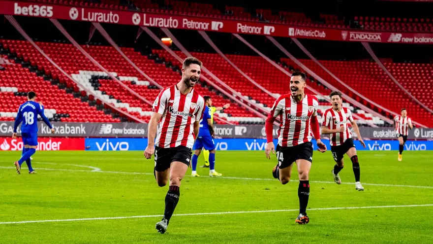 Athletic golea al Getafe y sigue escalada en la tabla de la Liga Española