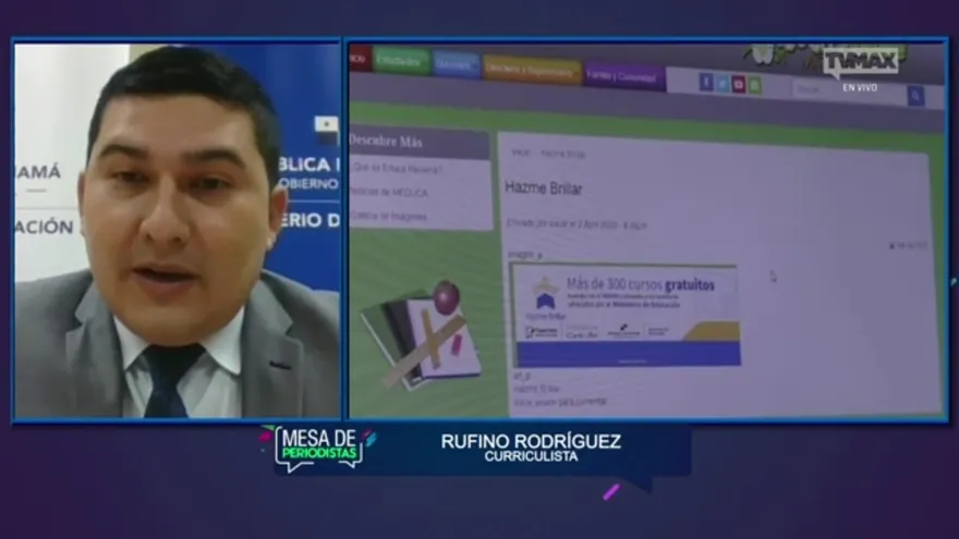 Mesa de periodistas - Entrevista a Rufino Rodríguez, Curriculista del MEDUCA