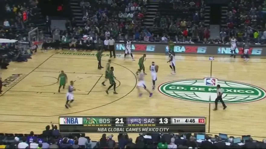 Boston barrió 114-97 a Sacramento en duelo disputado en México