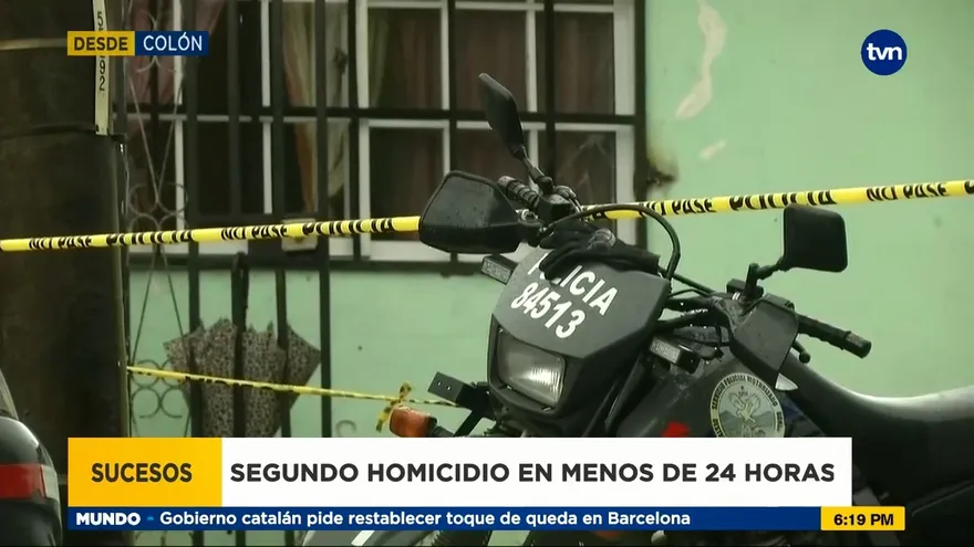 Nuevo homicidio en Colón