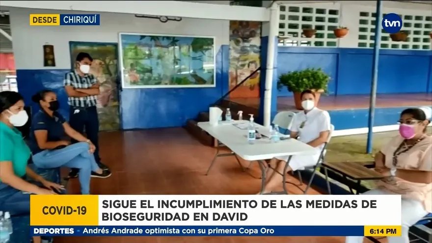 Autoridades en Chiriquí preocupadas por incumplimiento de medidas de bioseguridad