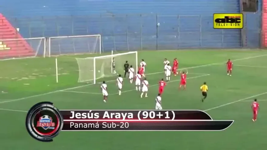 Para los que no lo vieron, aquí el gol de Jesús Araya anotado al Perú en cuadrangular Sub20