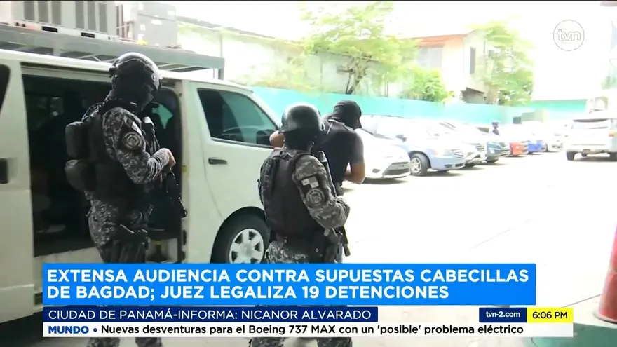 Legalizan arresto de 19 personas señaladas como cabecillas de la banda Bagdad