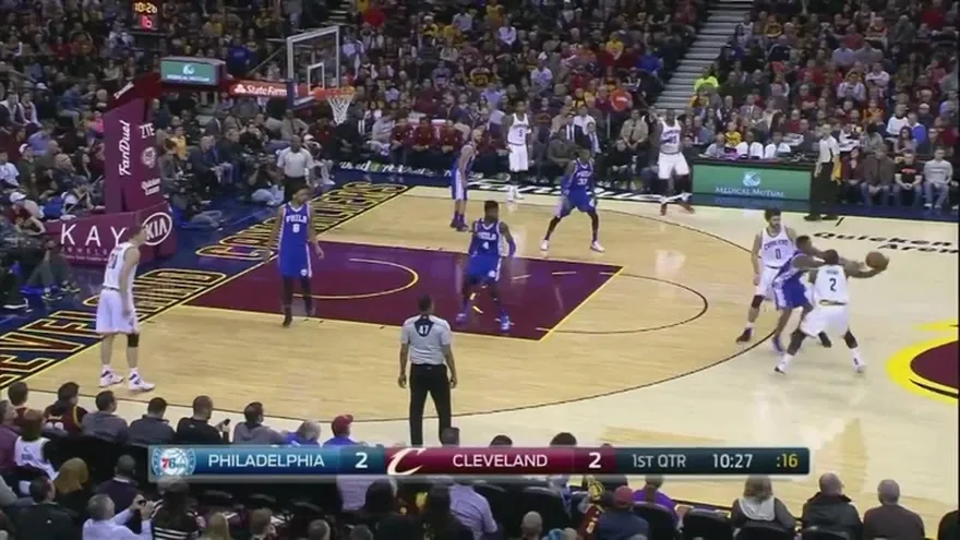 Cleveland Cavaliers celebró el regreso de Kyrie Irving y el triunfo sobre Philadelphia