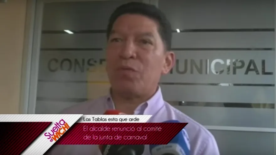 Alcalde Las Tablas renuncia al comité de la junta del Carnaval 2016