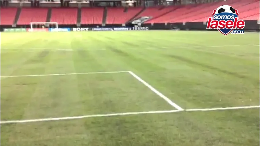 Primicia, en directo desde el engramado del Georgia Dome de Atlanta