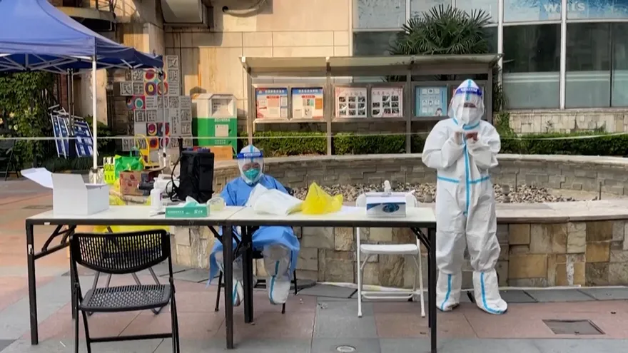 Caída de las importaciones en China.