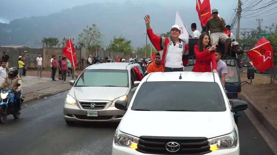 Caravana de opositores contra “fraude” electoral en Honduras