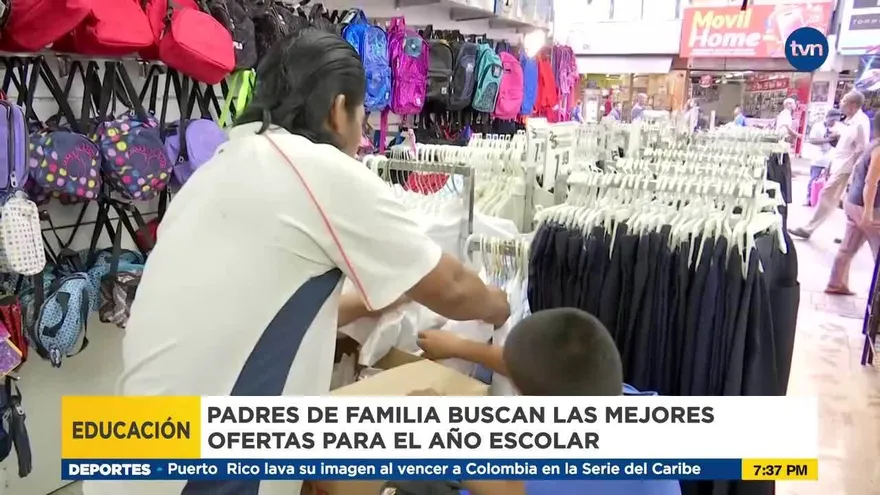 Iniciará el nuevo año lectivo y los padres ya están comprando los útiles