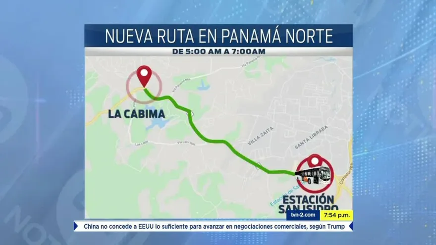 MiBus implementará nueva ruta para agilizar el tránsito de pasajeros en Panamá Norte