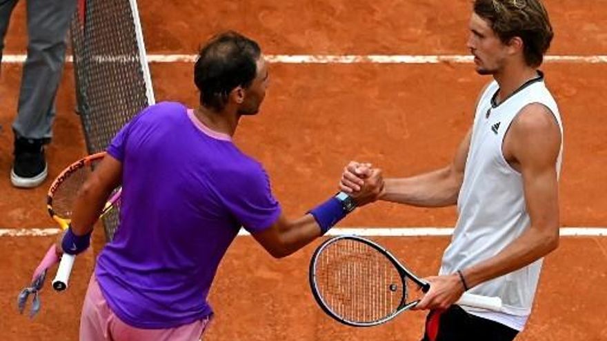 Nadal se venga de Zverev y jugará ante Opelka las 'semis' de Roma