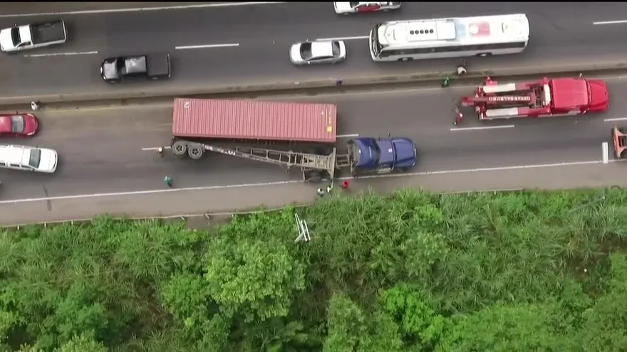 Mula provoca tranque en Loma Cová