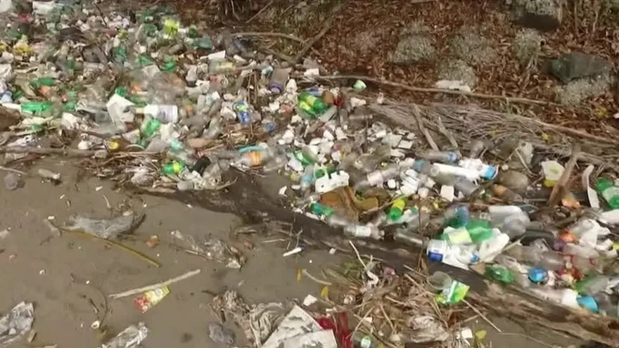 Basura en Río de Costa del Este