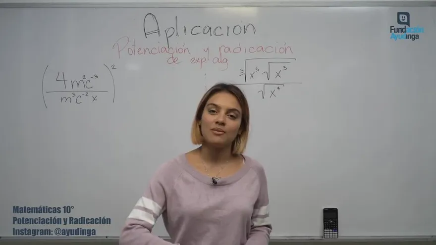 Ayudinga Matemáticas 10° - Potenciación de Expresiones Algebraicas 20 de marzo de 2020