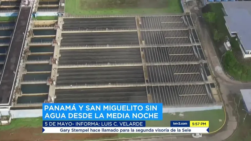 Ciudad capital sin agua por 16 horas debido a mantenimiento en potabilizadora de Chilibre