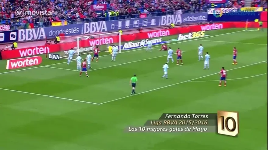 Top 10 goles del mes de mayo en la liga española