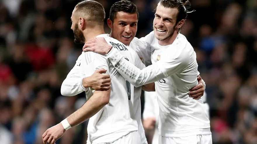 Cristiano, Benzema y Bale