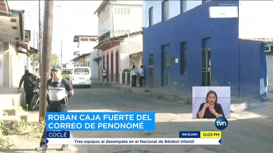 Hurtan efectivo de caja fuerte de Correos en Penonomé