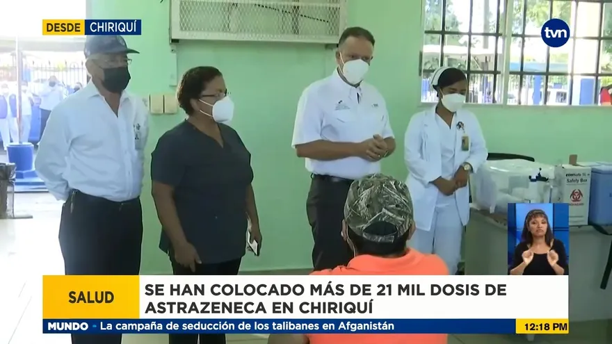 Habilitan nuevos centros de vacunación en Chiriquí