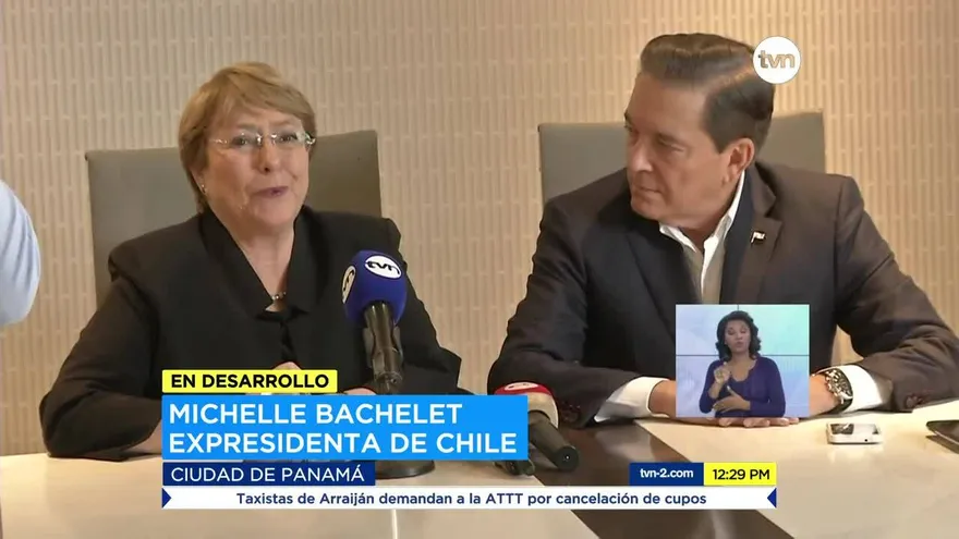 Bachelet se reúne con presidente electo de Panamá ‘Nito’ Cortizo