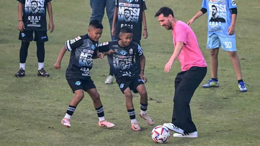 Lionel Messi en la India