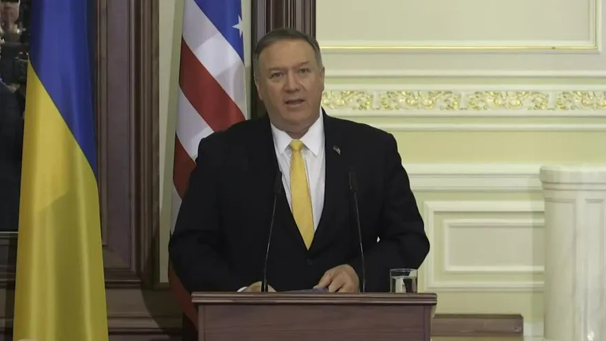 Pompeo promete que el apoyo de EEUU a Ucrania "no decaerá"