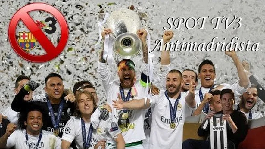 Anuncio publicitario de la final de la Champions League difundido por TV3