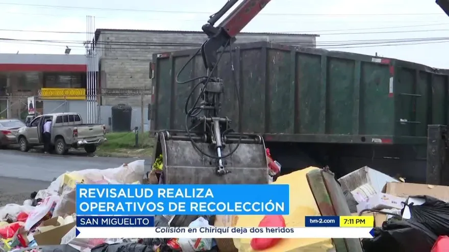 Comunidades en San Miguelito amanecen inundadas en basura