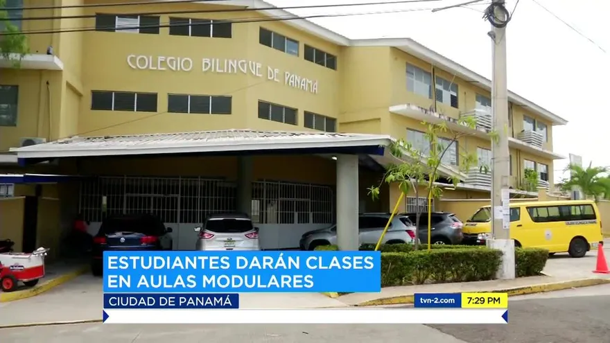 Estudiantes tendrán que recibir clases en aulas improvisadas