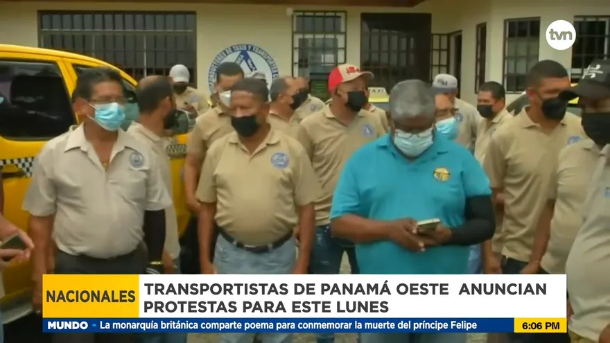 Transportistas en La Chorrera anuncian paro este lunes