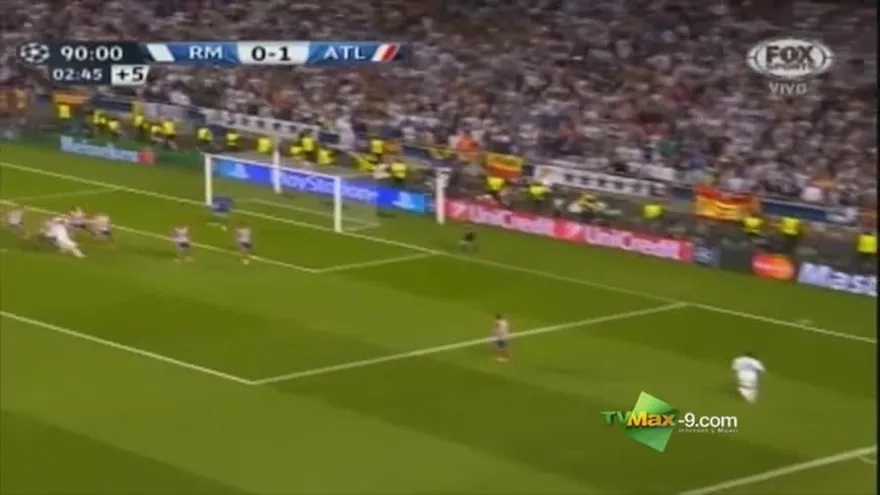 Gol de S. Ramos al min 94 empate del Real Madrid