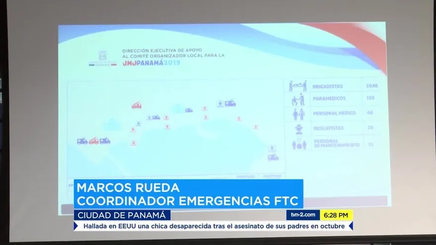 Estamentos de seguridad presentan plan de emergencia para la JMJ