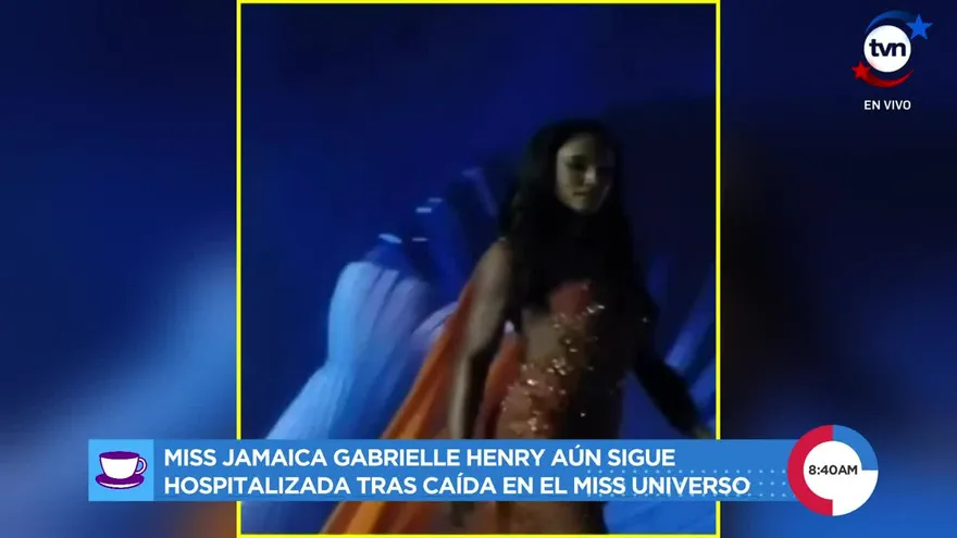 Miss Jamaica aún sigue hospitalizada tras caída en el Miss Universo